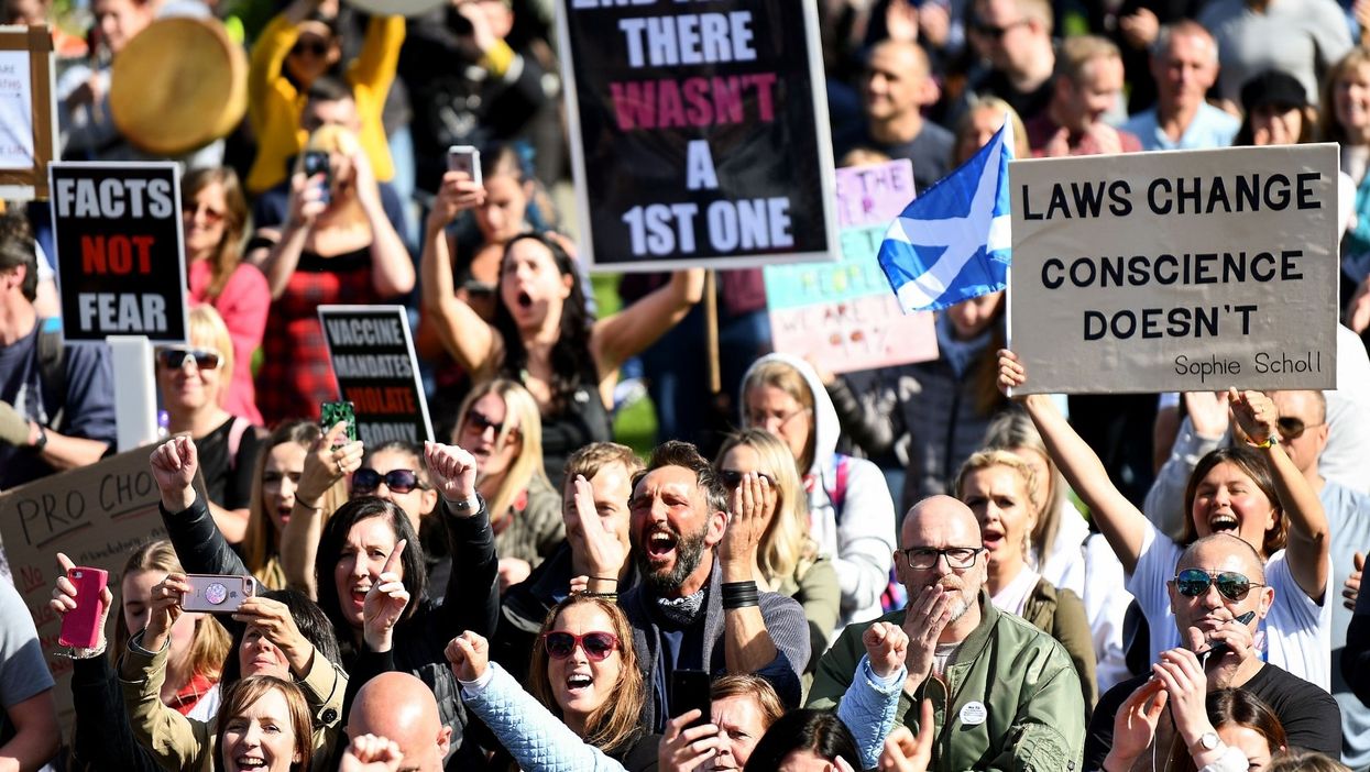 Covid-deniers are as ‘out of step with reality as Flat Earthers’, says nursing leader