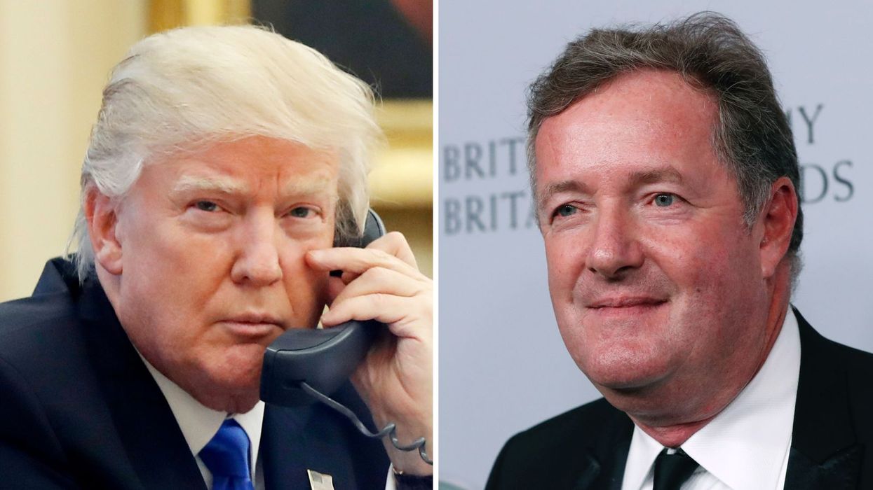 Trump once got tricked into a phone call with a prankster pretending to be Piers Morgan