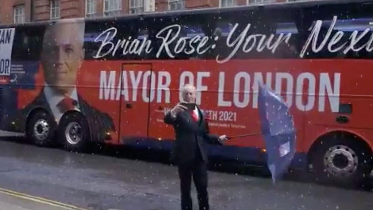 London Mayor candidate says his campaign bus is ‘safest in the country’ after getting £200 fine