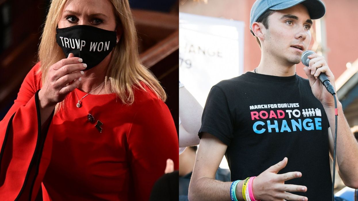 Parkland shooting survivor gives blistering response to Marjorie Taylor Greene as video of her harassing him resurfaces