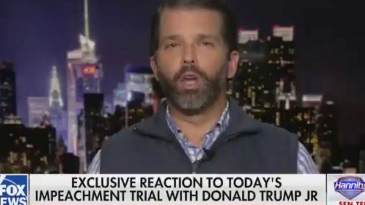 Trump Jr went on Fox News to defend his dad and it backfired spectacularly