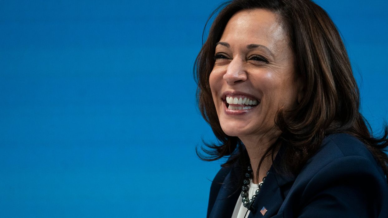 Pictures of Kamala Harris spotted on a run prompt jokes about whether the secret service can ‘keep up’