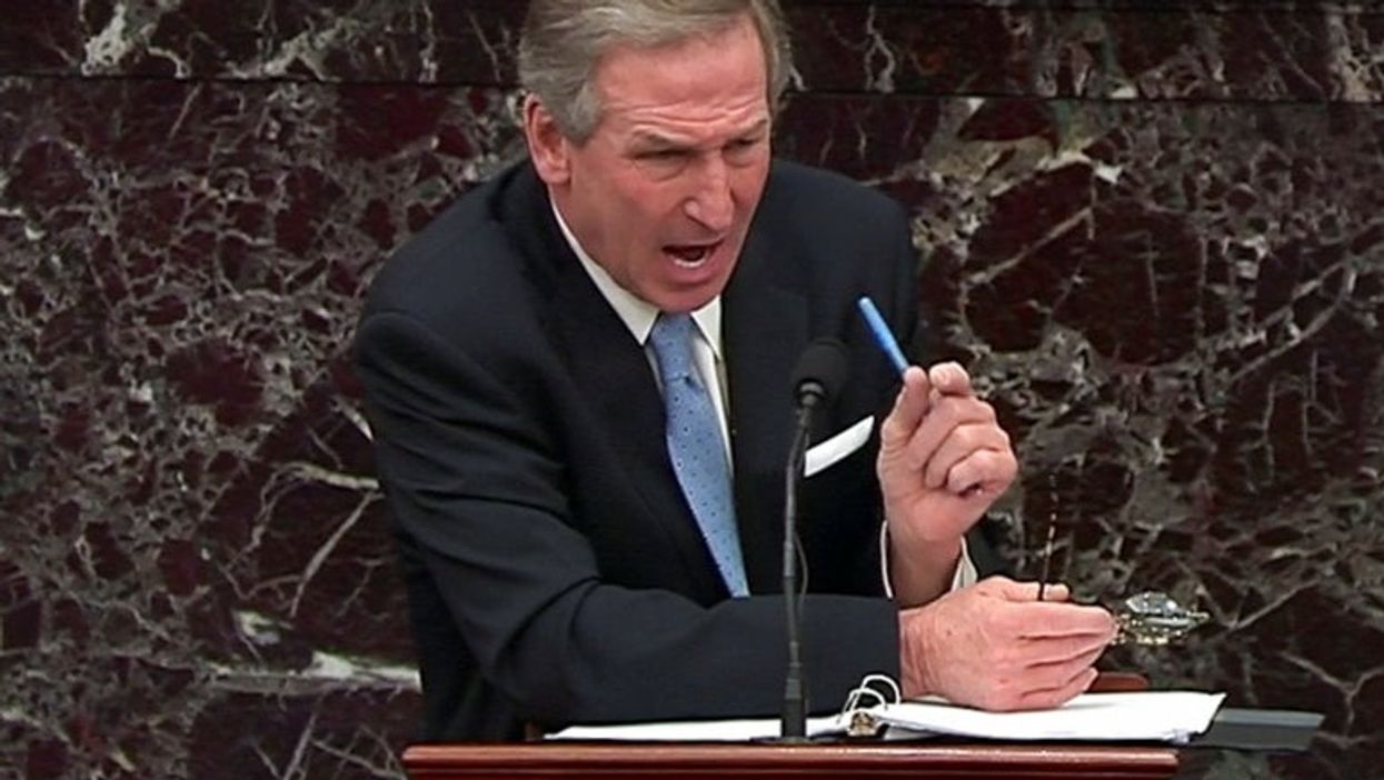 Trump lawyer openly laughed at while attempting to make threats during impeachment trial