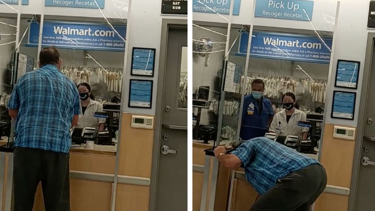 Outrage as ‘disgusting’ footage allegedly shows elderly man refused medication for trying to pay with change