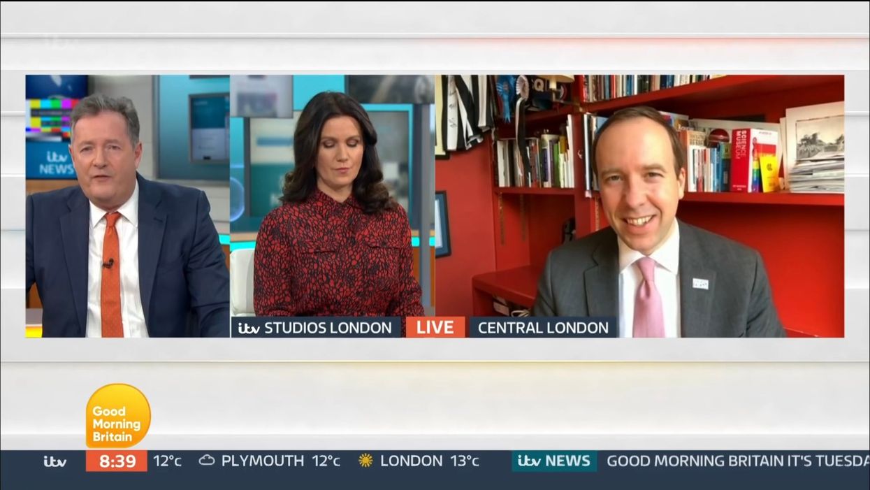 Piers Morgan rages at Matt Hancock over ‘woeful’ handling of Covid crisis in angry GMB clash