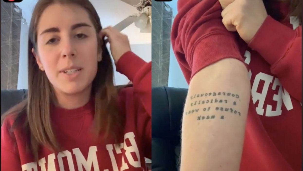 This woman got the most hilariously unfortunate tattoo just before pandemic started