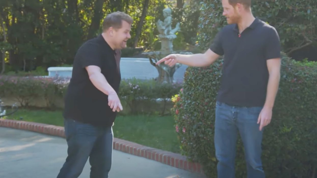 Prince Harry raps Fresh Prince of Bel-Air theme with James Corden