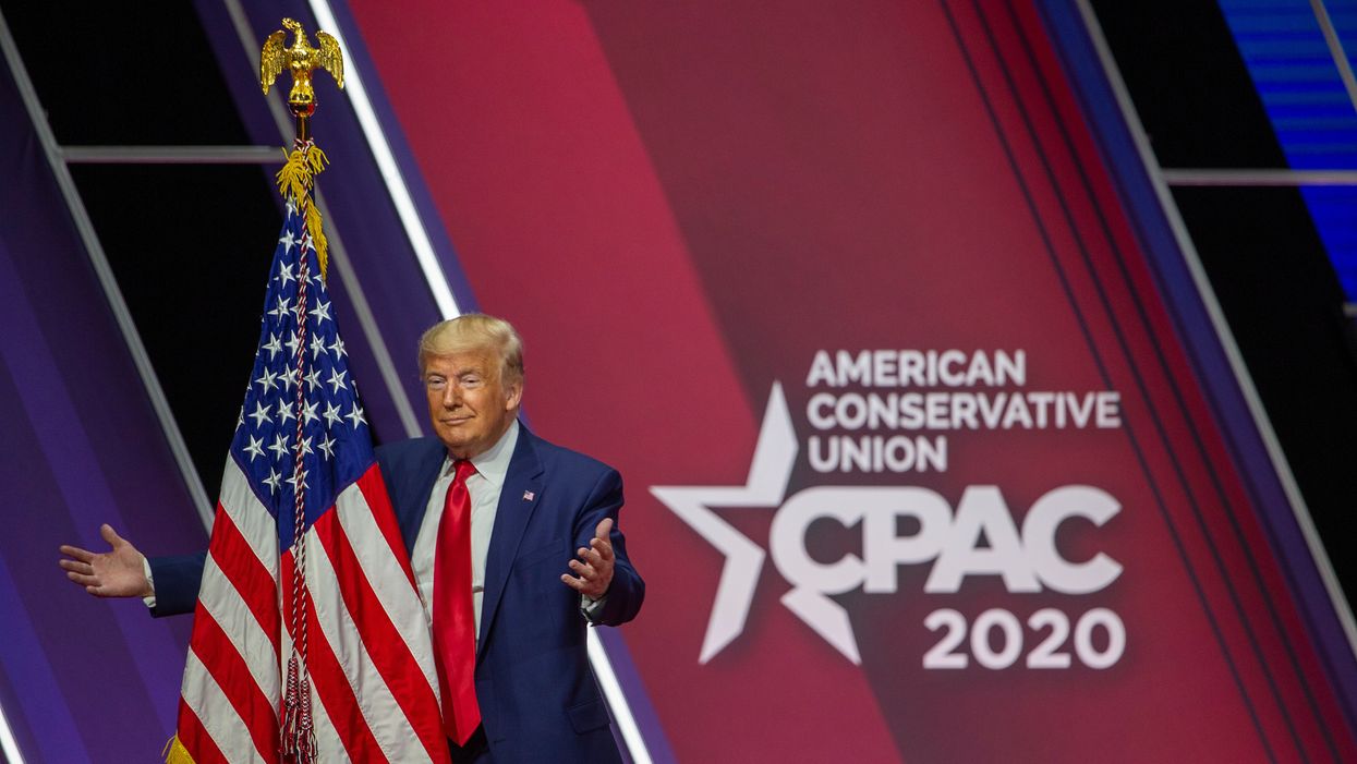 Bizarre video claiming Trump is the ‘real American samurai’ leaves people baffled after it was shown at CPAC