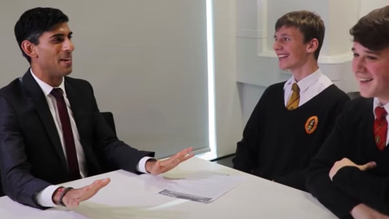 Outrageously awkward clip of Rishi Sunak explaining to teenagers how much he loves Coca-Cola goes viral