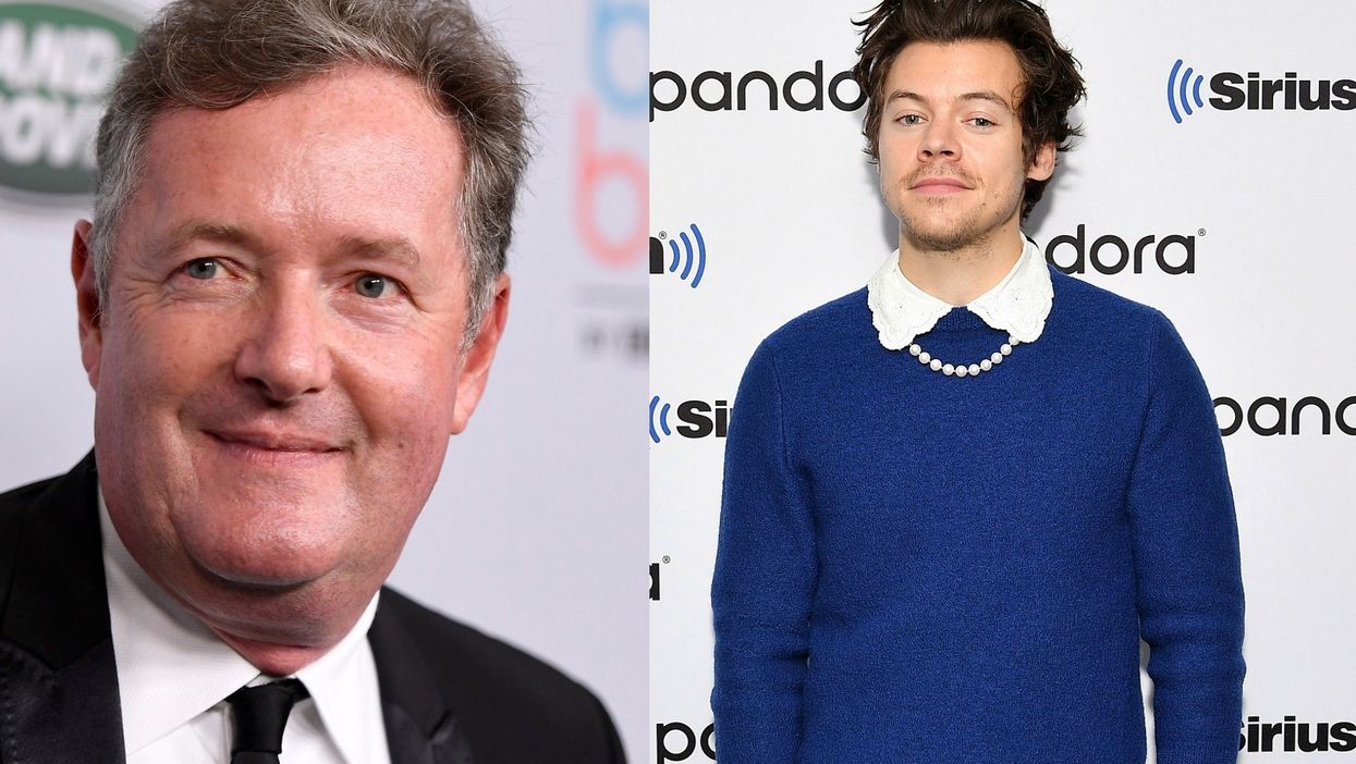 Harry Styles making a rude hand gesture at Piers Morgan resurfaces amid controversy