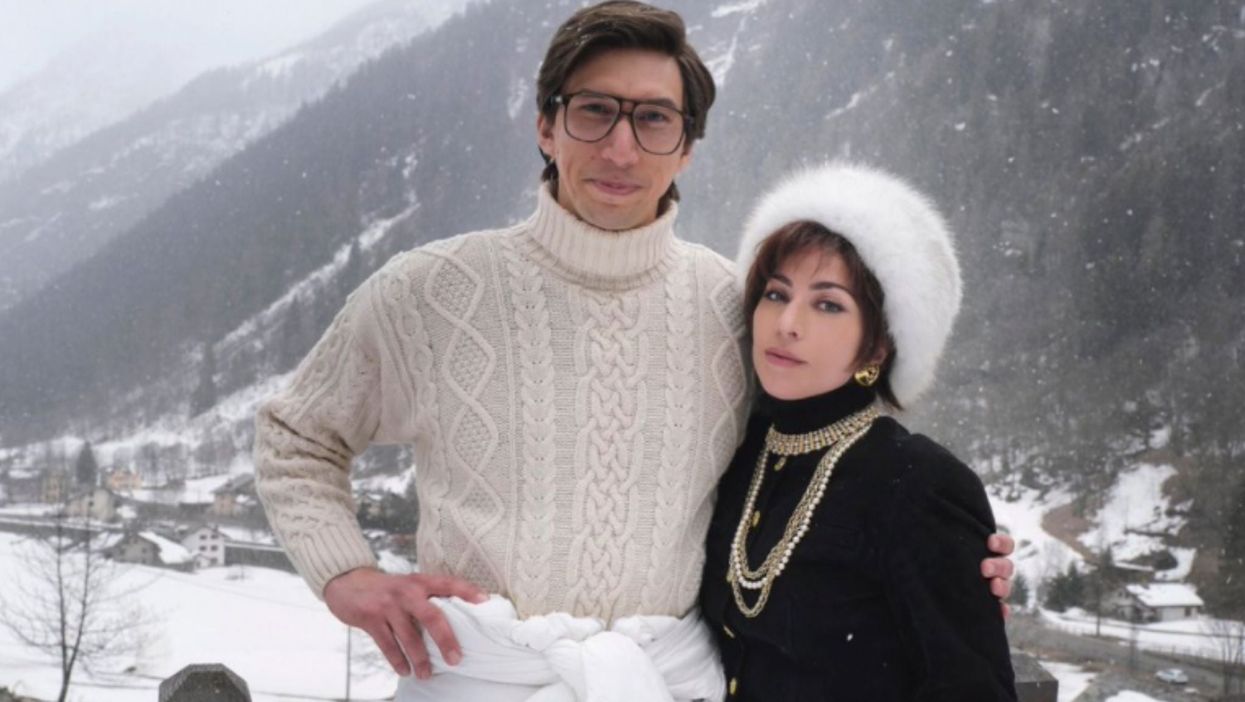 People are obsessed with new photos of Adam Driver and Lady Gaga wearing some fine knitwear