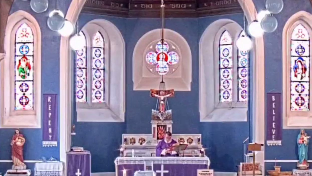 Irish priest surprises congregation by accidentally playing grime song during mass