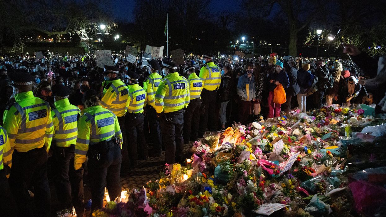 Anger erupts following police’s ‘upsetting’ handling of Sarah Everard vigil
