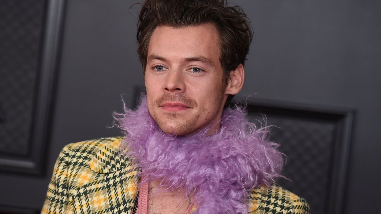 Did Harry Styles swear during his Grammys acceptance speech?