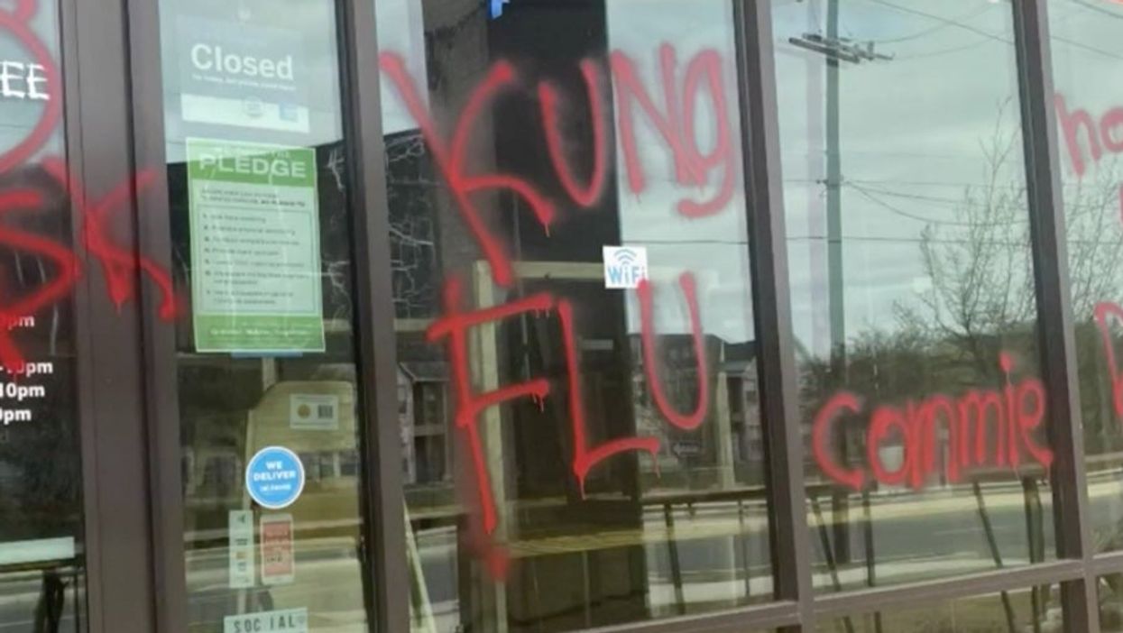 Texas restaurant attacked with racist graffiti after owner speaks out against Republican governor
