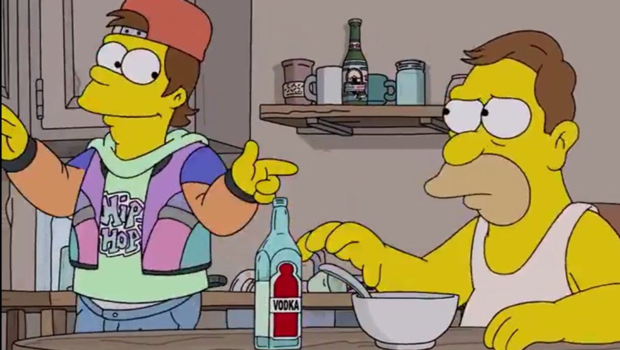 Simpsons fans up in arms after new episode casts Homer as a teenager in the 90s