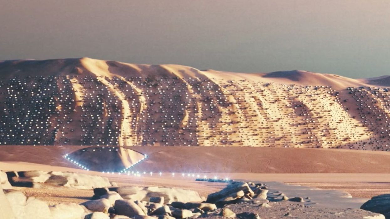These stunning plans for the first sustainable city on Mars would see building start in 2054
