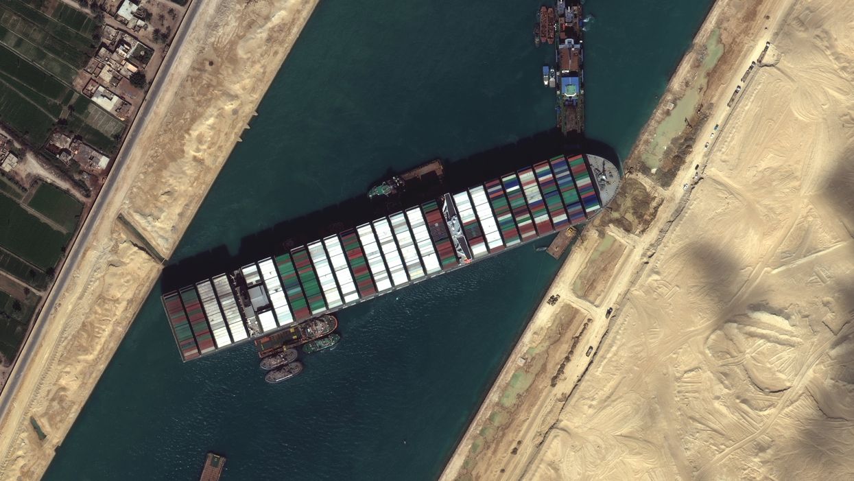 The Suez Canal crisis is now blocking a huge shipment of erotic toys from reaching the Netherlands