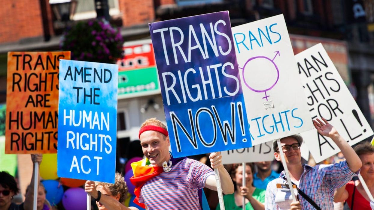 Activists taunt Trump by unveiling giant ‘Trans Lives Are Precious’ billboard near Mar-a-Lago