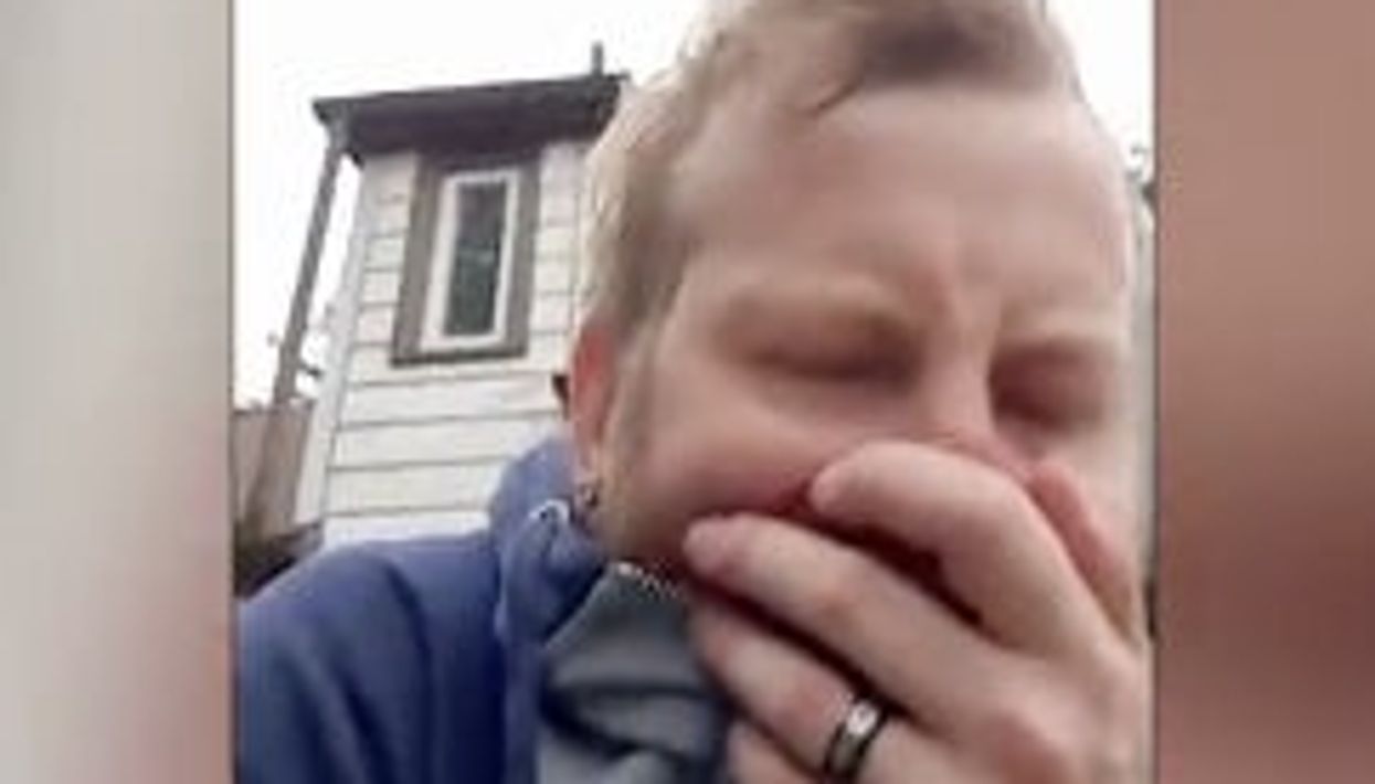 A man found a ‘treasure chest’ in his yard and nearly vomited at what was inside