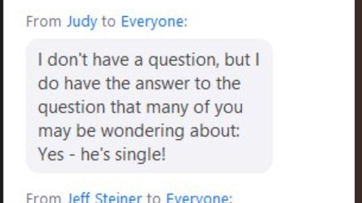 Author’s mum leaves adorable message on his Zoom book talk call as she plays matchmaker
