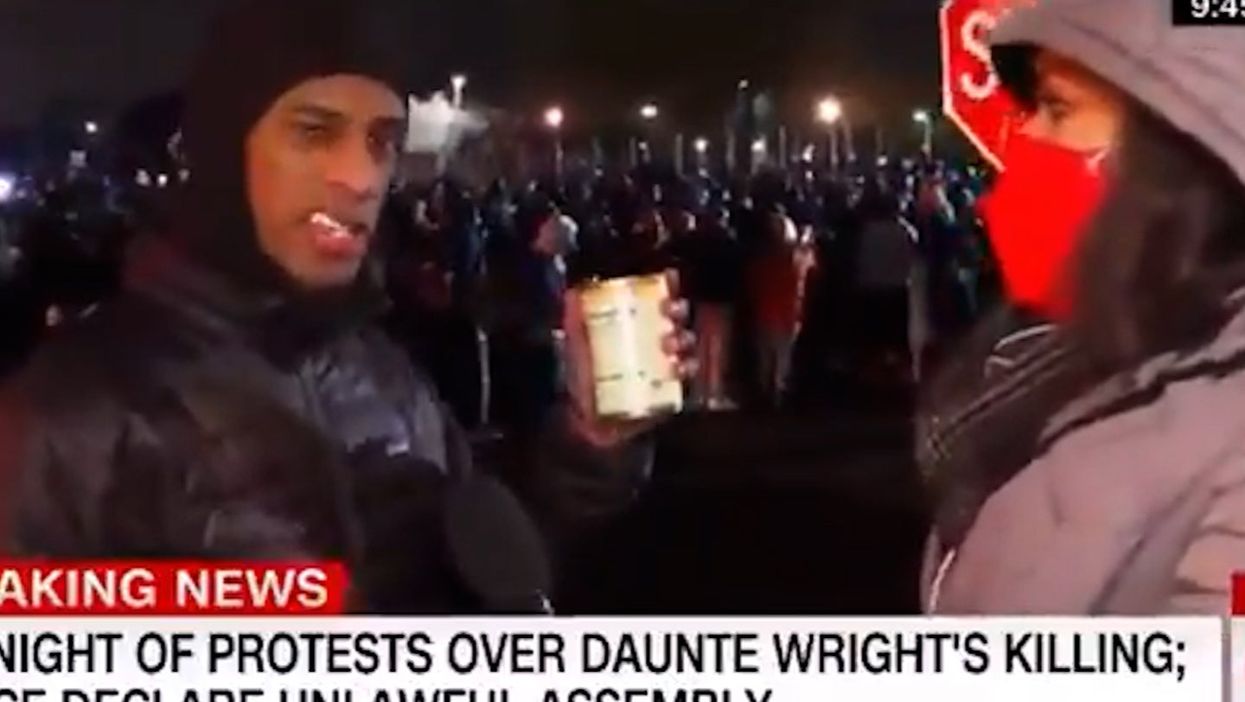 Daunte Wright protester subtly trolls Trump’s soup comments during CNN interview