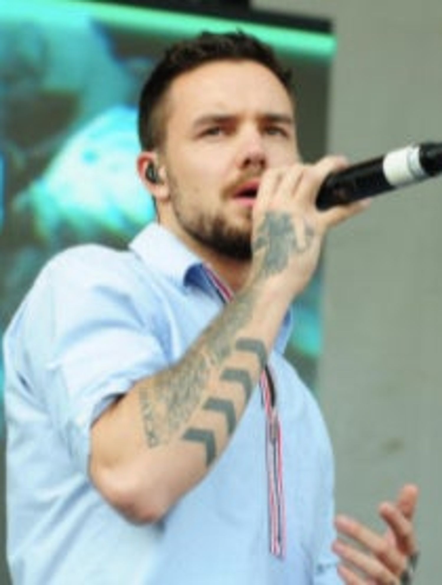 Liam Payne shows off artistic talents with Duke of Edinburgh painting