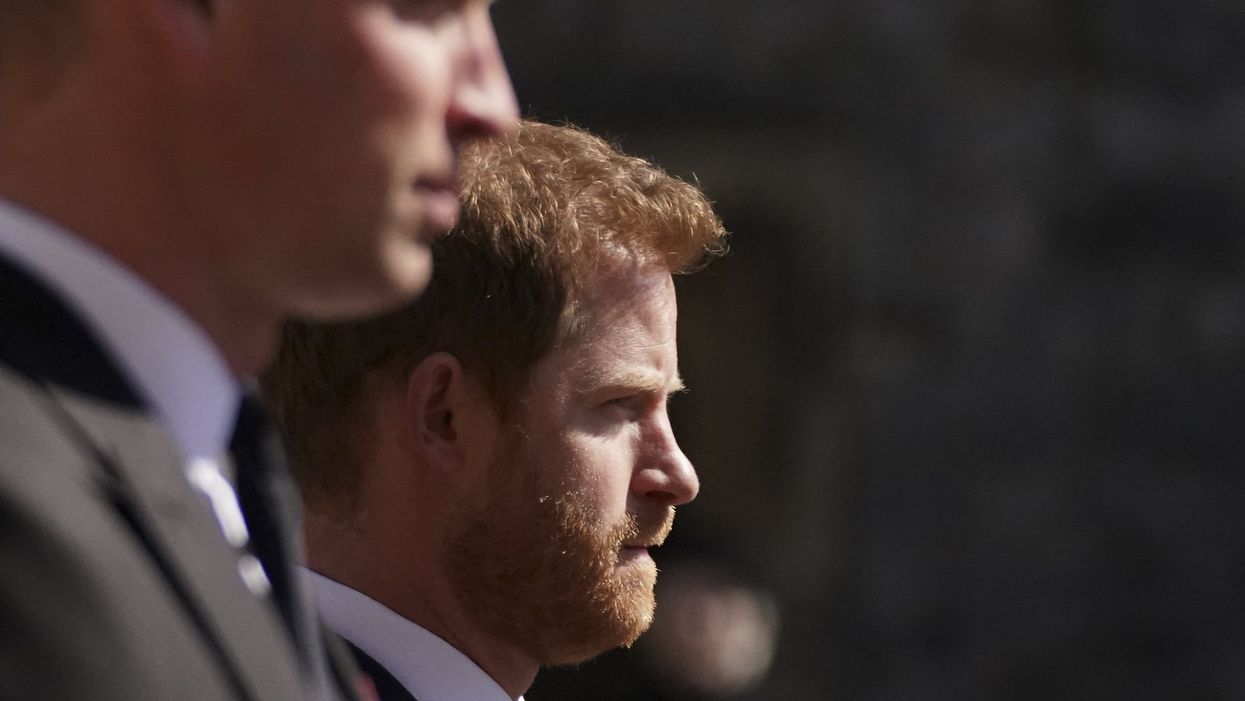 Prince William’s chat with Harry during Prince Philip’s funeral has apparently been revealed by lipreaders