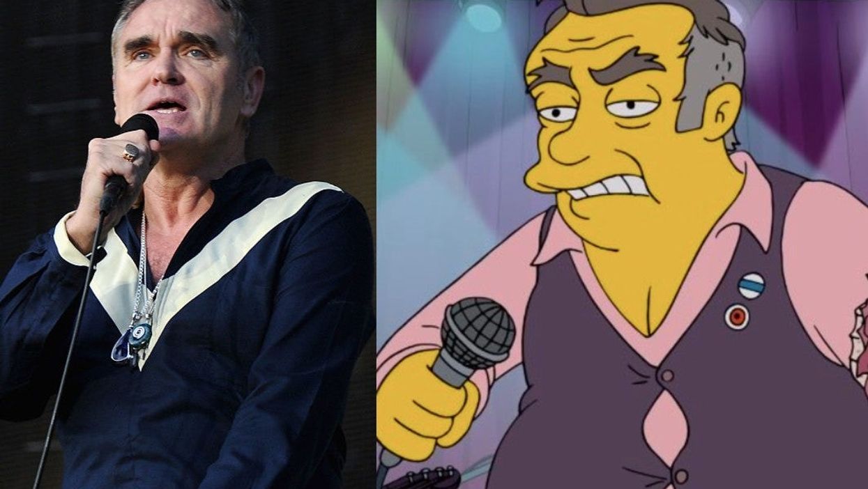 The Simpsons mocked Morrissey and heaven knows he’s miserable now