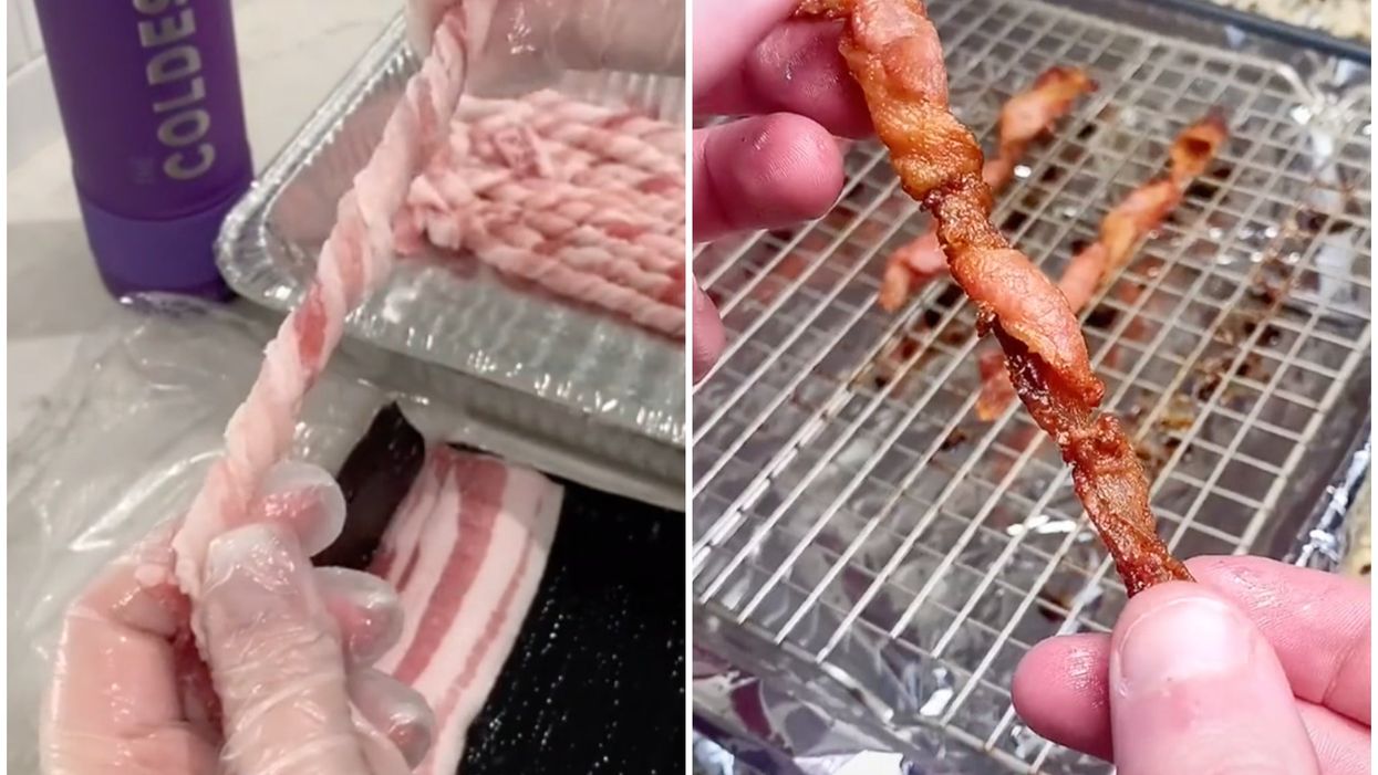 ‘Twisted bacon’ food hack goes viral – and we’re drooling