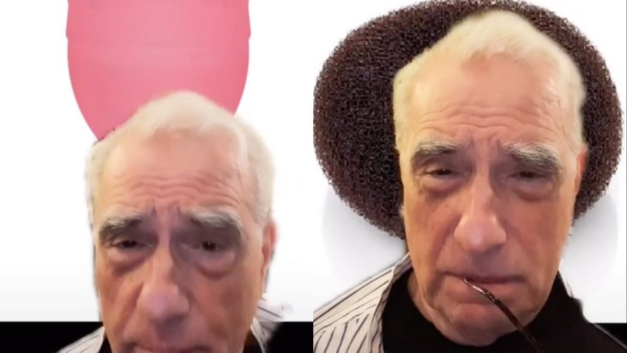 Martin Scorsese trying to guess different feminine products is the best thing you’ll see today