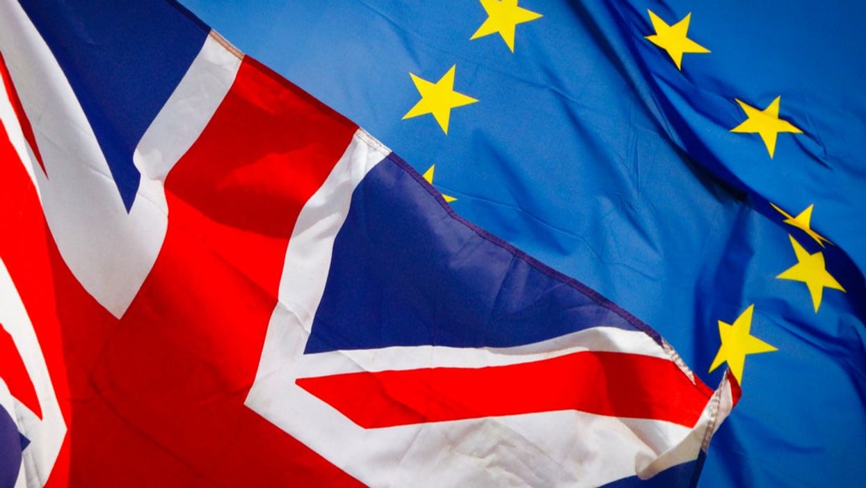 The first two items in the Museum of Brexit are a set of scales and a fishing net