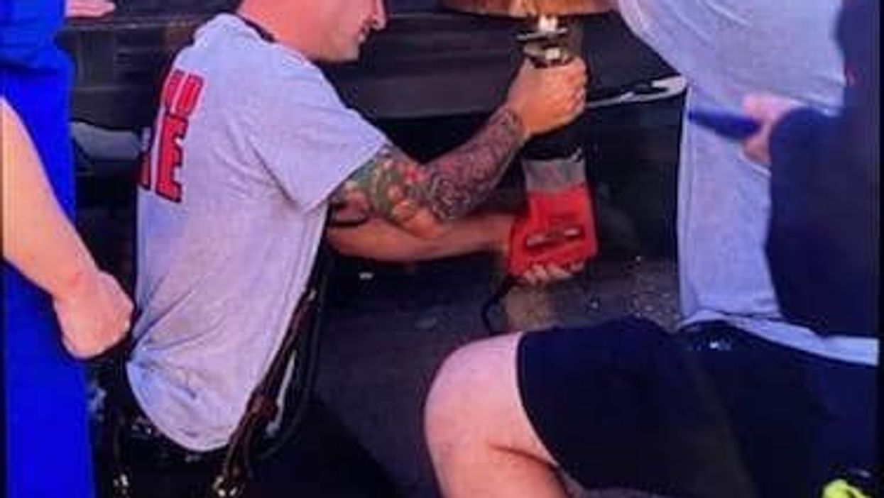 A kid got stuck inside an antique barrel at his grandparents home and the pics are amazing