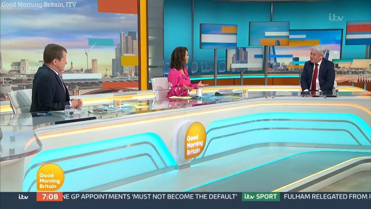 John Bercow tells Susanna Reid Boris Johnson is her ‘favourite puppy dog’ - and she isn’t impressed