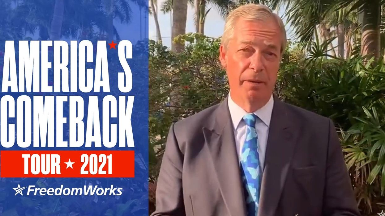 Free tickets for Nigel Farage’s US tour are being reserved by people with no intention of showing up