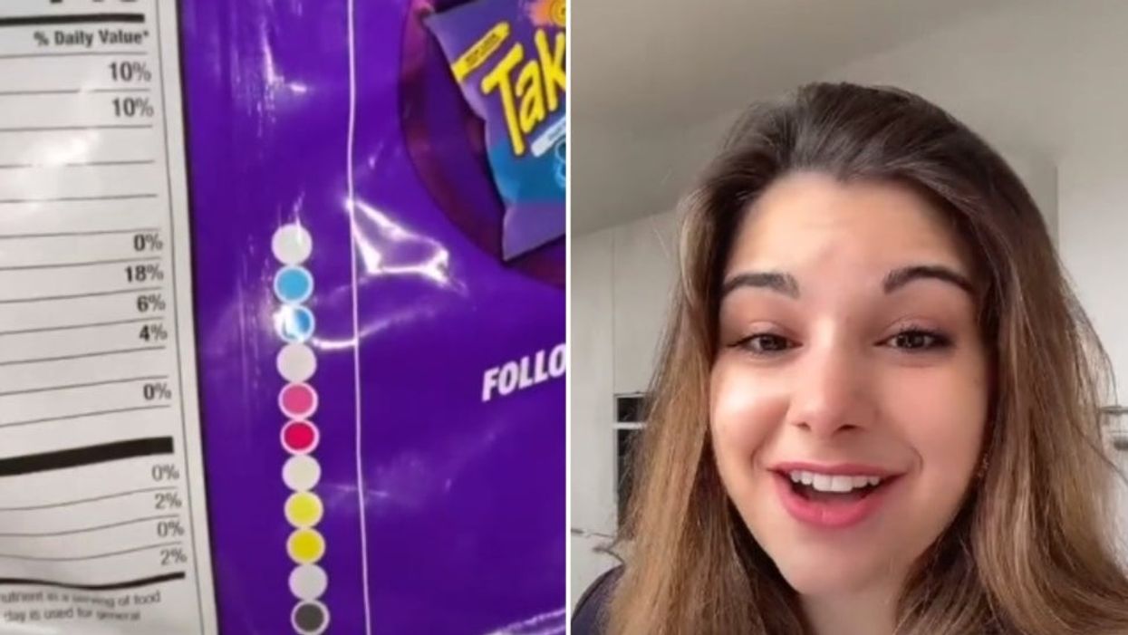 Woman explains what the colours on food packaging actually mean in viral TikTok