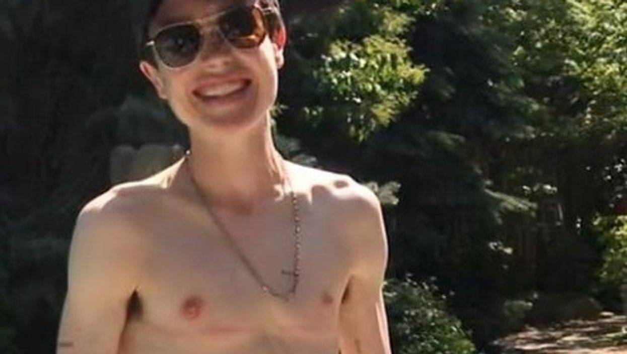Elliot Page receives overwhelming support after sharing poolside picture of his ‘first swim trunks’