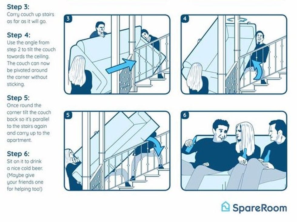 Mathematician figures out how Ross could have got sofa upstairs in iconic Friends pivot scene