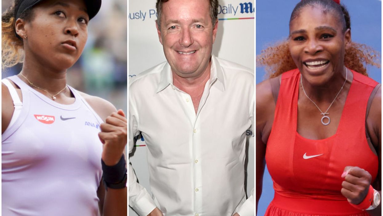 Piers Morgan tries to defend himself in Naomi Osaka row by tweeting photo of Serena Williams
