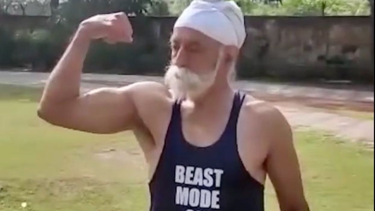 Inspirational 76-year-old man becomes a sensation after getting in incredible shape
