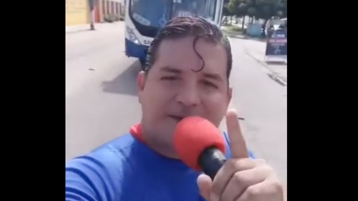 Superman impersonator hit by bus while pretending to use his powers to stop it