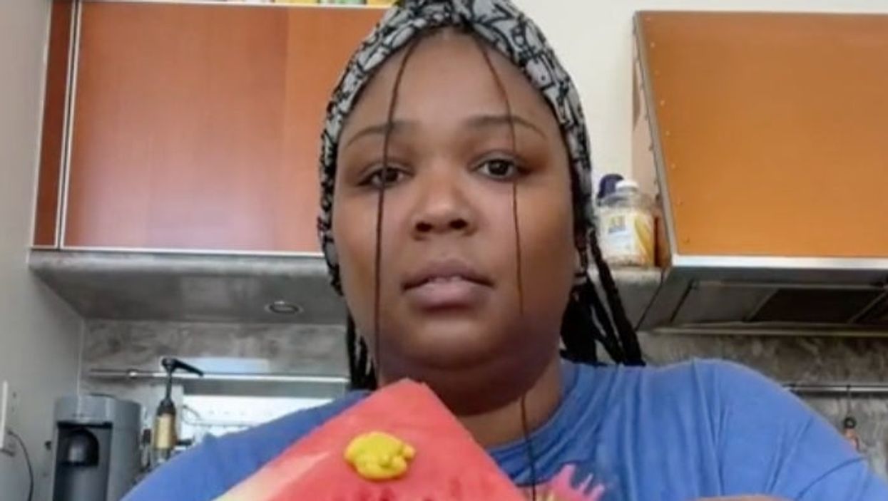 Lizzo tries TikTok trend of mustard on a  watermelon —and this was her verdict