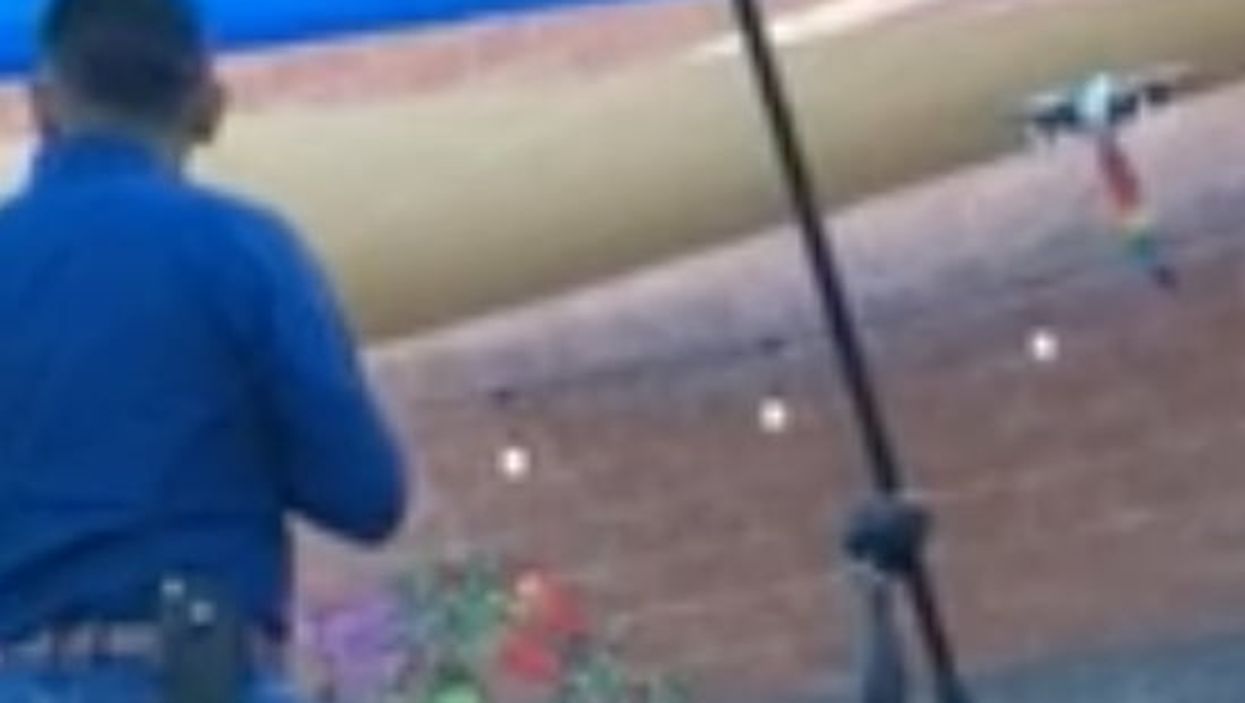 Sheriff attacked by dildo drone