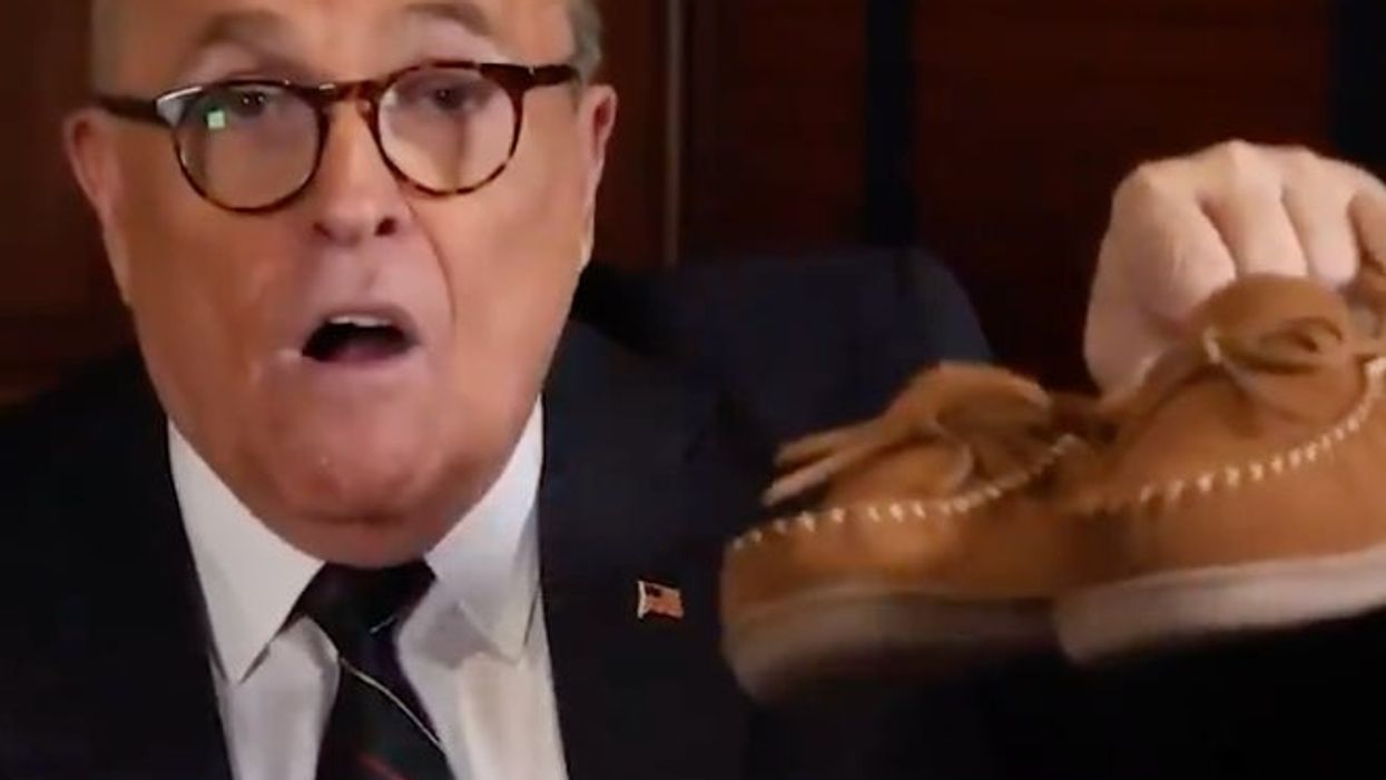 Rudy Giuliani’s cringeworthy plug for MyPillow is called the ‘human centipede of grift’