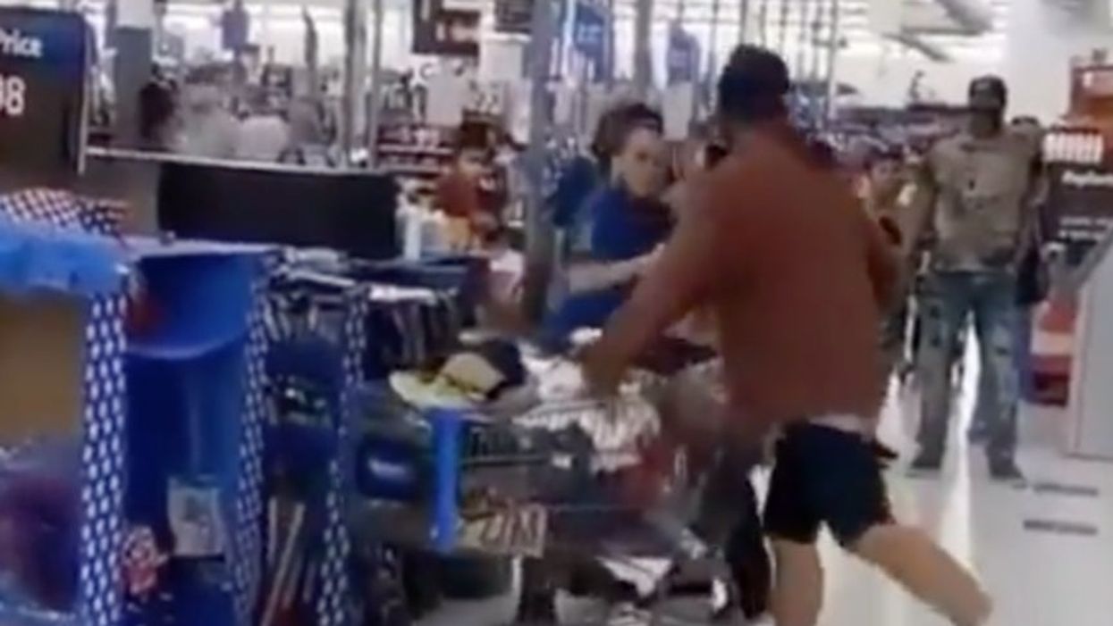Walmart employee knocks out customer with one punch after being spat on