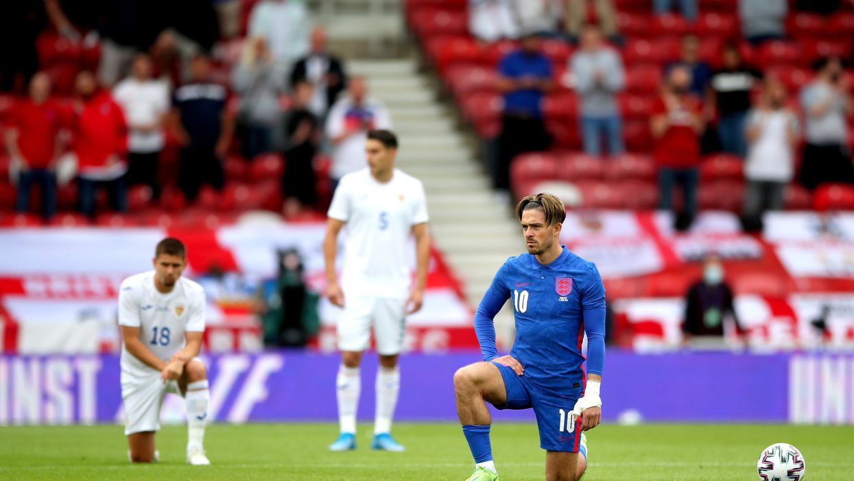 Brexiteer wants to thank two England players for not taking the knee. They were actually Romanian
