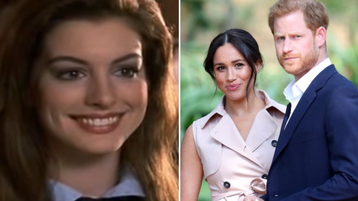 Even Anne Hathaway’s Princess Diaries character has congratulated Harry and Meghan on their new child