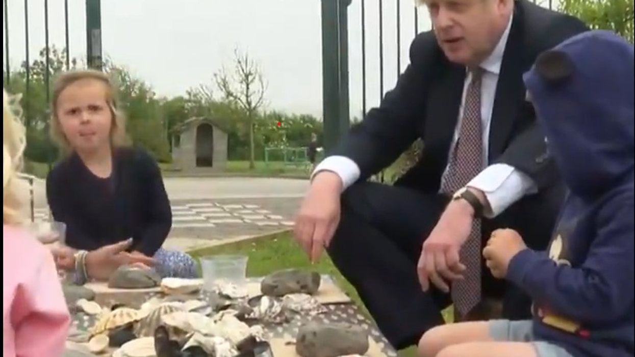 Boris Johnson tried to make children laugh with cringe joke and it didn’t even raise a smile