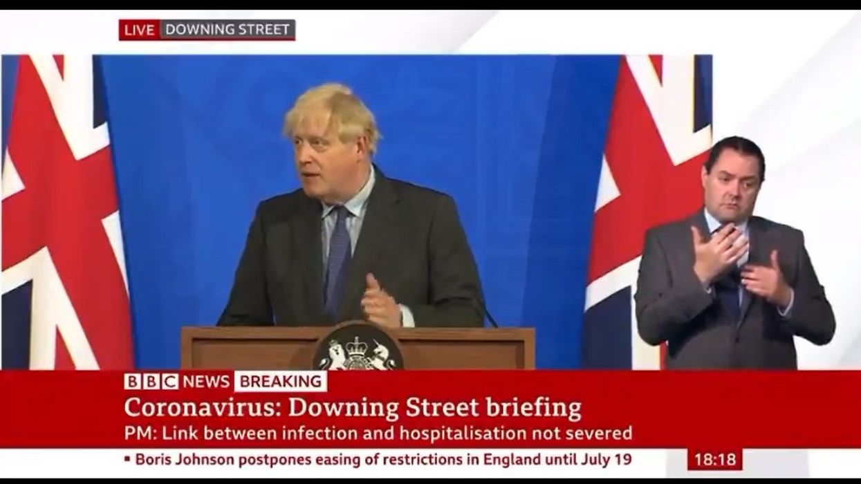 This 20 second clip of Boris Johnson trying to string words together is baffling