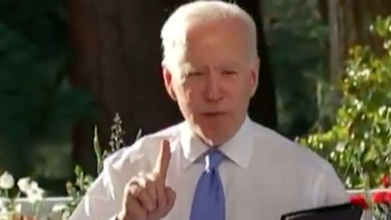 Biden lost his temper with a female reporter - and it divided the internet